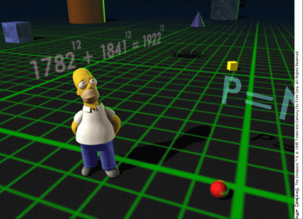 3-D Homer and an equation from 
Treehouse of Horror VI
