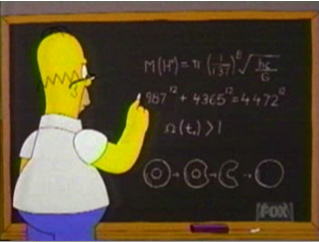 Homer at the Blackboard